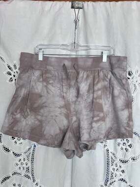All In Motion - Women's Plus Size Light Pink Mauve Tie Dye Shorts Sz 2X